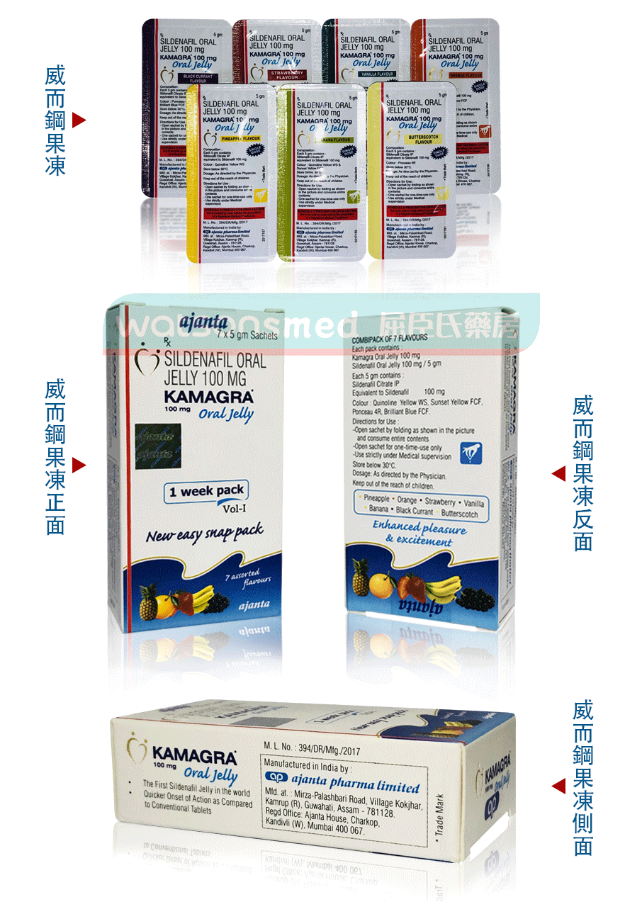 果凍威而鋼（Sildenafil Oral Jelly）